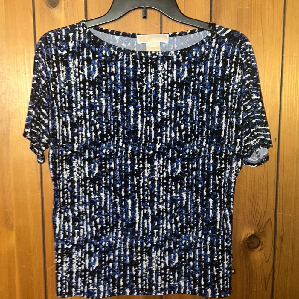 Michael Kors Blue and white Blouse